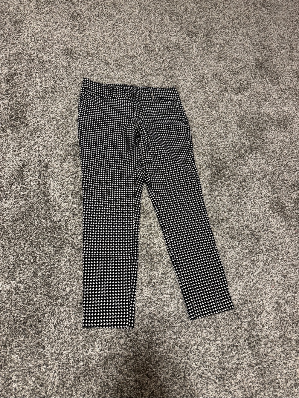 Old Navy Pixie Black & White Houndstooth Pants